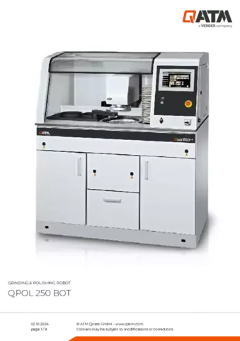 Product data sheet Qpol 250 Bot