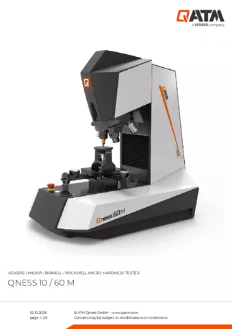 Product data sheet Qness 10-60 M
