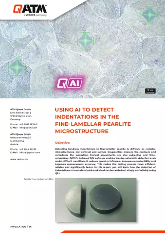 Using AI to detect-indentations