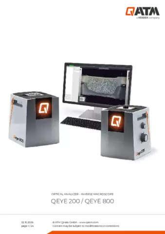 Product data sheet Qeye 800