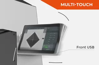 可自由调节的操作显示器 宏观硬度计 QNESS 200 CS - 可自由调节的操作显示器