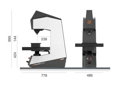 洛氏硬度计 Qness 150 CS - 技术参数
